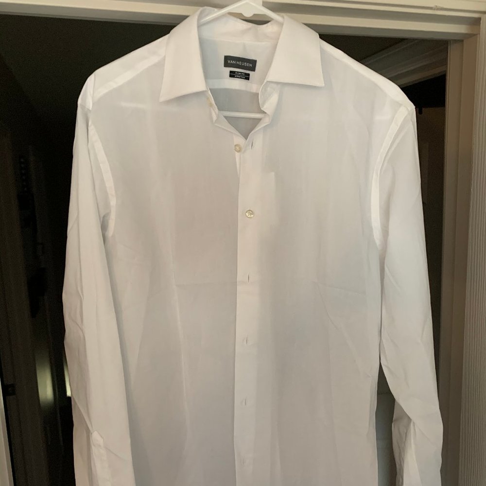 Van Heusen White Dress Shirt